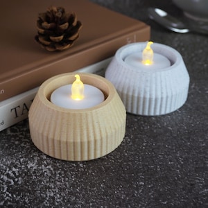Nordic minimalist candle holder | Tealight holder | living room decor | Bedroom decor | Tea light holder | Wedding decor | Dinning decor