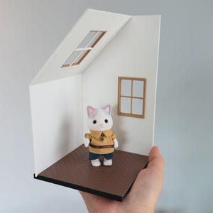 The Light Corner – Miniaturowa sala ekspozycyjna do dioramy lub domku dla lalek, możliwość wyboru wielu skal