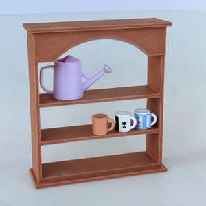 Miniature House Kitchen Cabinet for Diorama or Dollhouse | 1/18 | 1/12 | 1/10 | 1/9 | 1/6 Scale Options, Custom Color Option
