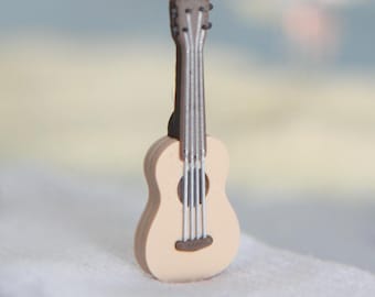 Miniature guitar for the elf door – musical instrument for elves & dollhouses | Musical decoration, miniature accessories