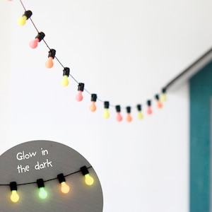 Mini guirlande lumineuse de 3M, pour décoration de maison de poupée