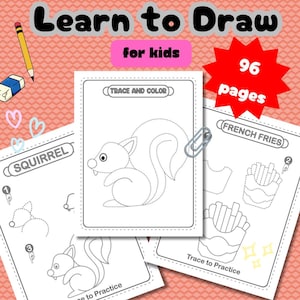 How to Draw for Kids Easy Drawing Guide for Beginners Step by Step Drawing Book Fun Drawing Practice Ages Learn to Draw Cute Things Drawing