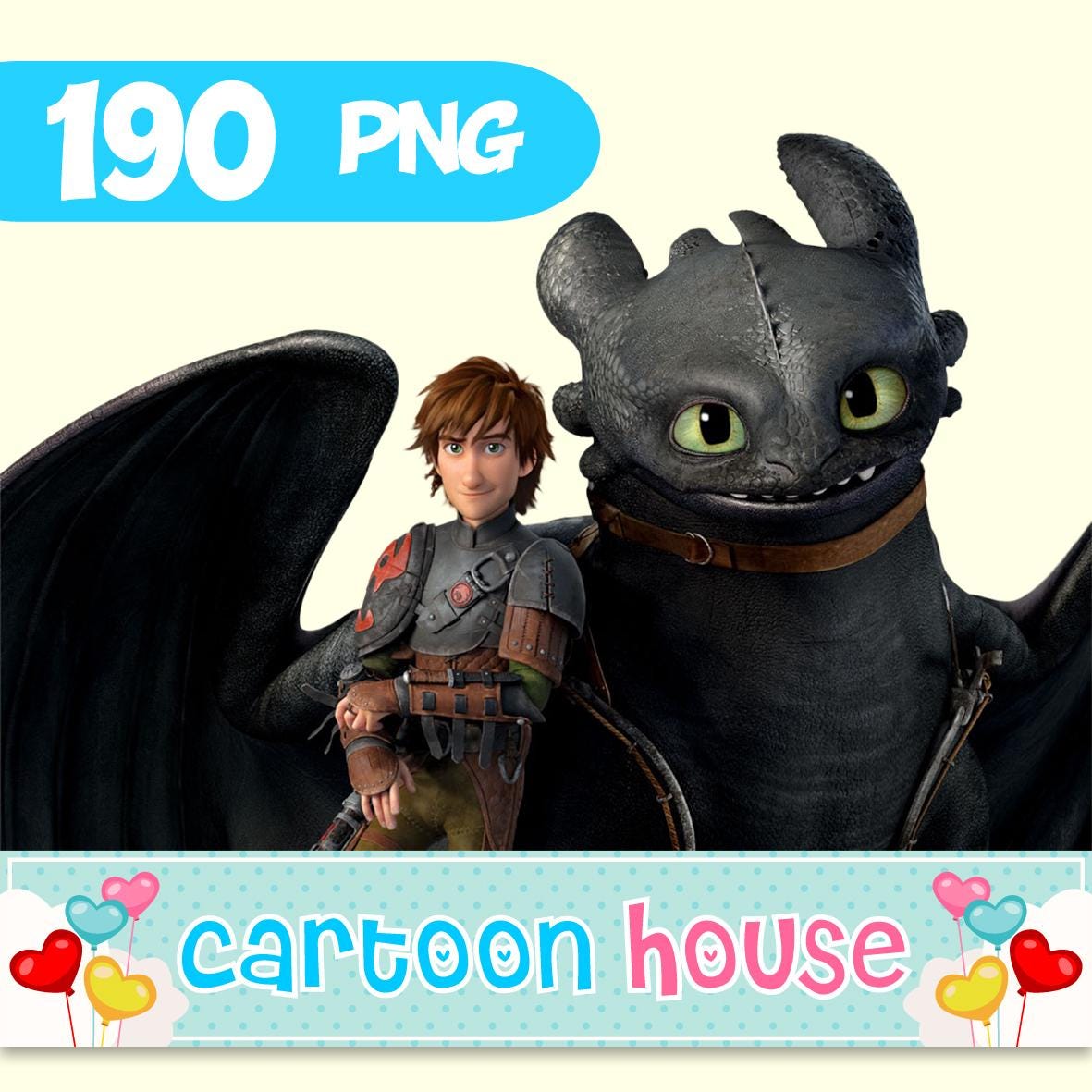 How to Train your Dragon, Hiccup, Toothless, PNG, Clip Art, Clipart, Image, Characters, Party, Decor, Crafts, Scrapbooking