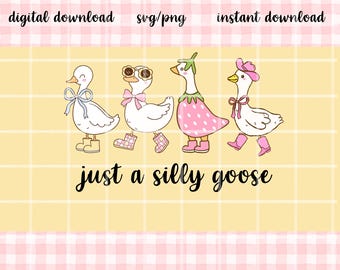 just a silly goose png/svg