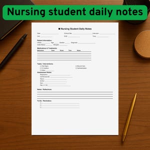 nursing school daily notes pdf for nursing student assistant nursing student day organizer for nursing student