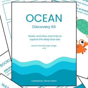 Ocean Discovery Pack | Printable Science + Literacy Activities for Ages 4–8 | Homeschool + Classroom Printable Pack