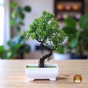 Artificial Bonsai Tree, Fake Bonsai, Bonsai Artificiales, Faux Indoor Artifical Tree, Small Fake Potted Plant, Home Decor Plastic Plant