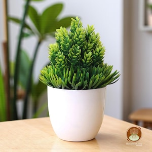 Artificial Plant, Fake Bonsai, Bonsai Artificiales, Faux Indoor Artifical Tree, Small Fake Potted Plant, Home Decor Plastic Plant