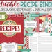 see more listings in the Recipe/Menu Printables section