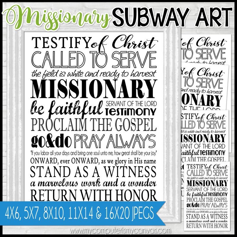 Missionary Scrapbook - Etsy