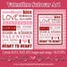 Valentine Subway Art Printable INSTANT DOWNLOAD - Etsy