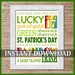 St. Patrick's Day or March Subway Art - Printable INSTANT DOWNLOAD - Etsy