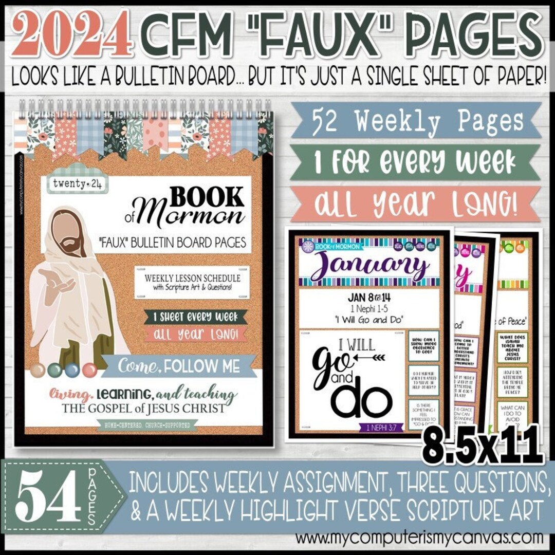 D&C Scripture Stickers, PRINTABLE Doctrine and Covenants Clipart Stickers,  2021 Come Follow Me, CFM Family Tools Instant Download 