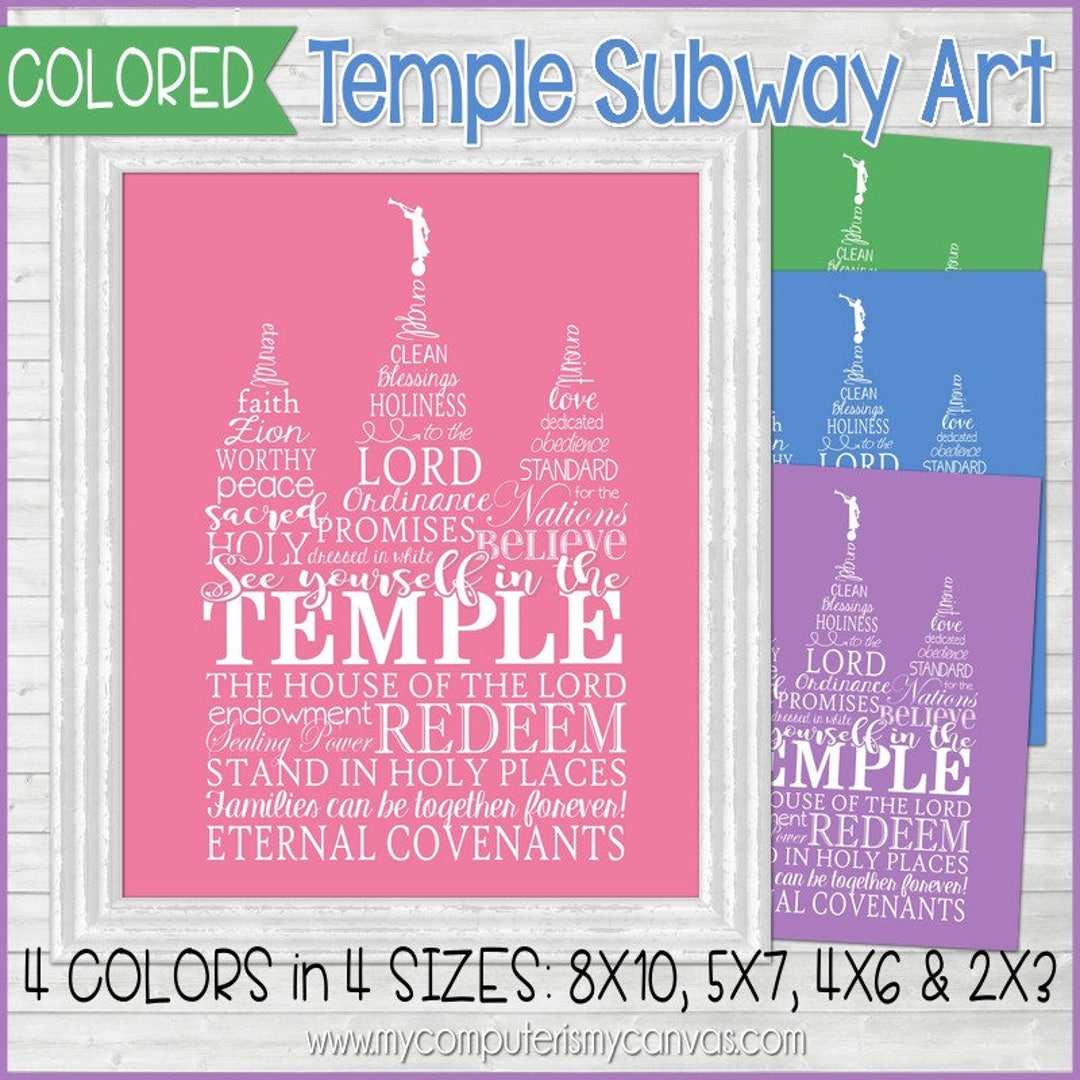 LDS Temple Art Printable, LDS Temple Print, Salt Lake Temple Picture ...