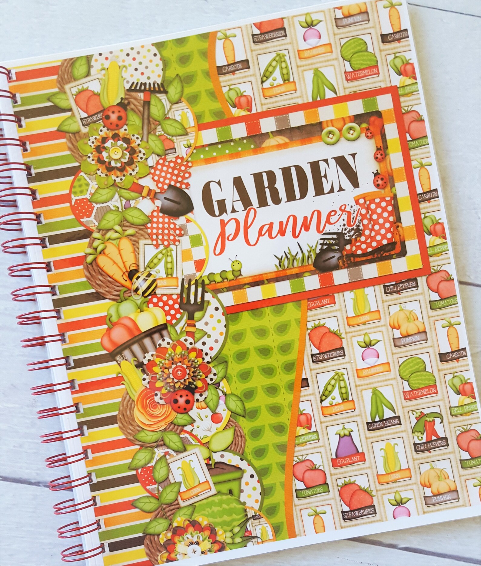 GARDEN Planner Garden Notebook Gardner Gift Idea Gardening Etsy