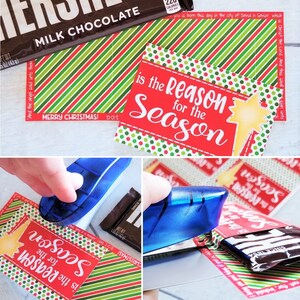 HE is the REASON for the SEASON, Chocolate Bar Pocket, Gift Idea ...