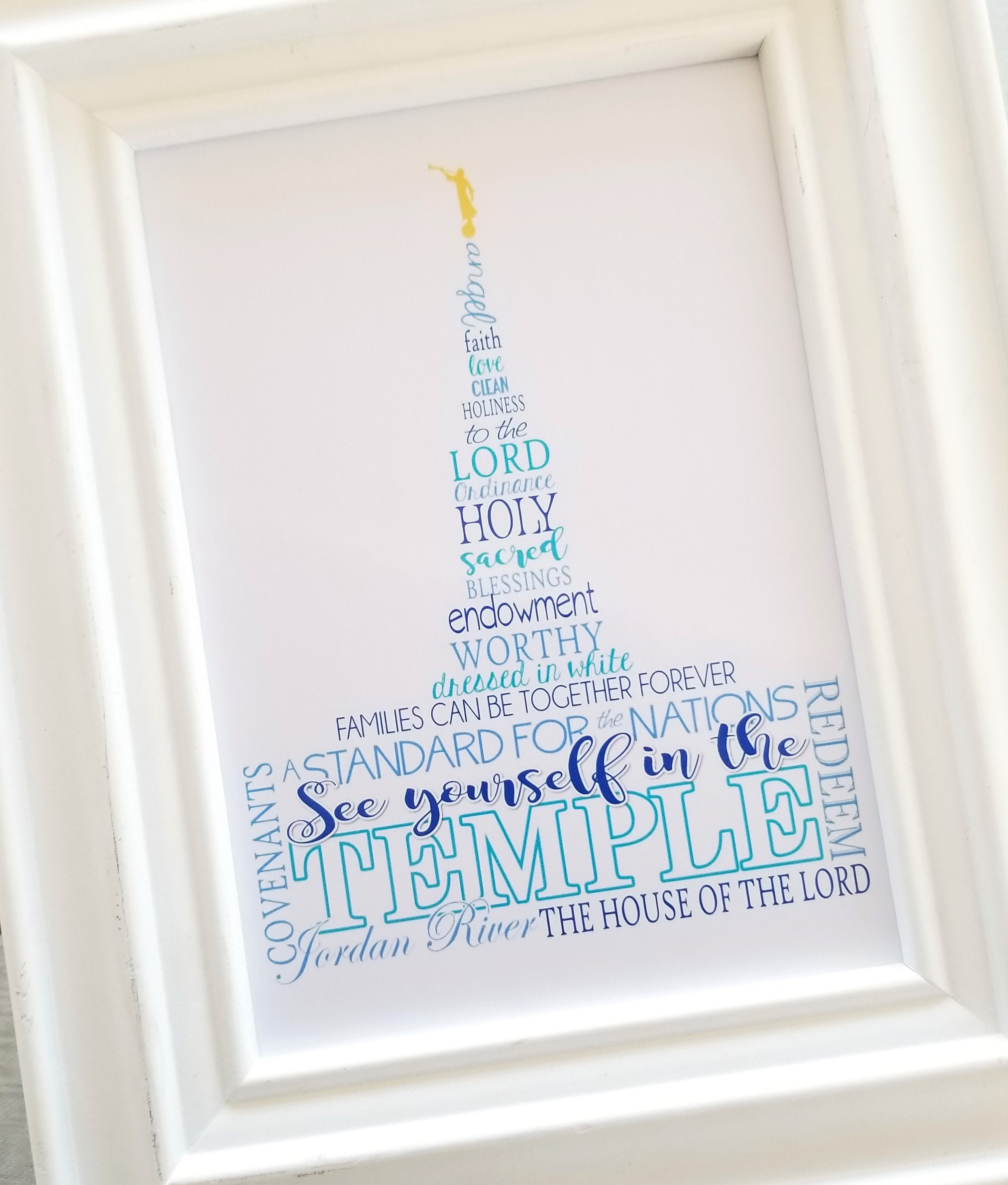 Jordan River Temple Art LDS Temple Print Temple Picture LDS | Etsy