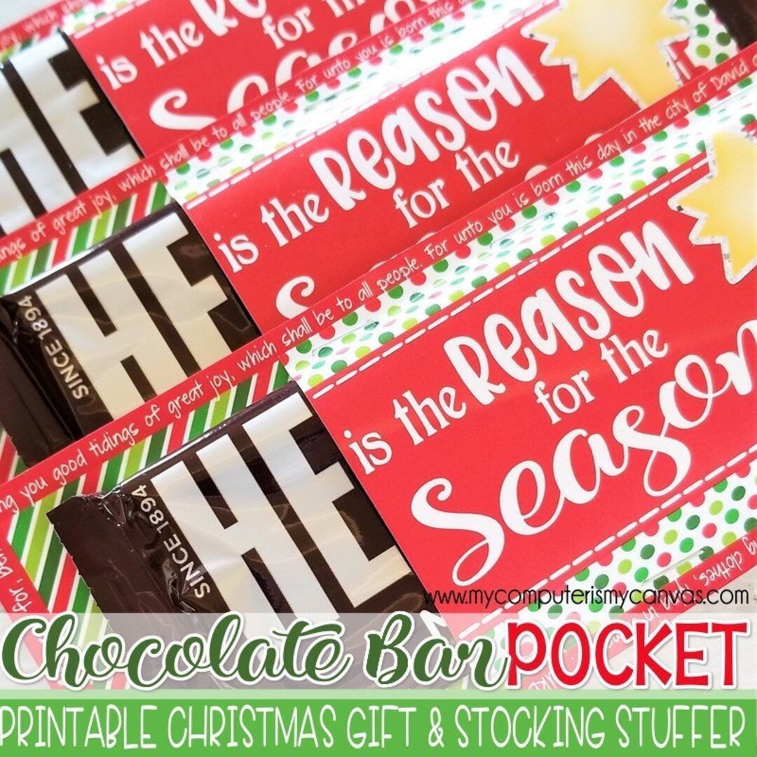 He Is The Reason For The Season Chocolate Bar Pocket Gift - Etsy