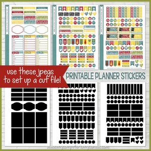 LDS PLANNER Sticker Kit, Mormon Mom Home & Family Edition, Spring Collection Stickers Printable Instant Download image 2