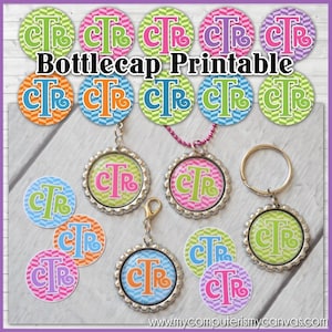 CTR Bottle Cap Images, Primary LDS Choose the Right, INCHIE - Printable Instant Download