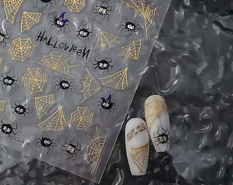 Naklejki na Halloween Naklejki na paznokcie Słodkie paznokcie Rubbit Koreańskie wzory na paznokcie Motyle 3D Naklejki na paznokcie Kawaii Wzory na paznokcie Kawaii Cartoon Nail Art