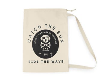 Ordine di sacchi per la biancheria con logo personalizzato per Lisa - Catch The Sun / Ride The Wave