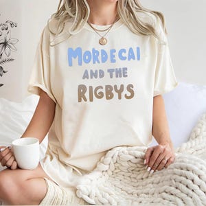 Mordecai and the Rigbys Ringer Tee, The Regular Show Shirt, Unisex Ringer T-shirt