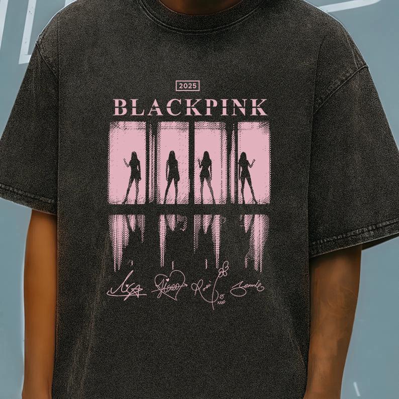 BLACKPINK ツアーTシャツ ブラックピンクワールドツアーTシャツ2019-2020 BLACKPINK