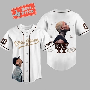 Custom Chris Brown Breezy Bowl XX Baseball Jersey - 2025