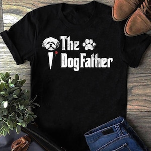 Der Hundevater Shih Tzu Hund Papa Vatertag, Shih Tzu T Shirt - Shih Tzu Hund Geschenk, Shih Tzu Mutter Geschenk, süßer Shih Tzu