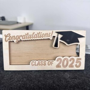 Benutzerdefinierte Klasse von 2025 Geschenk, Graduierung Glückwunschkarte, Senior Grad Geschenk, Bargeldhalter für graduierte, Kartenhalter
