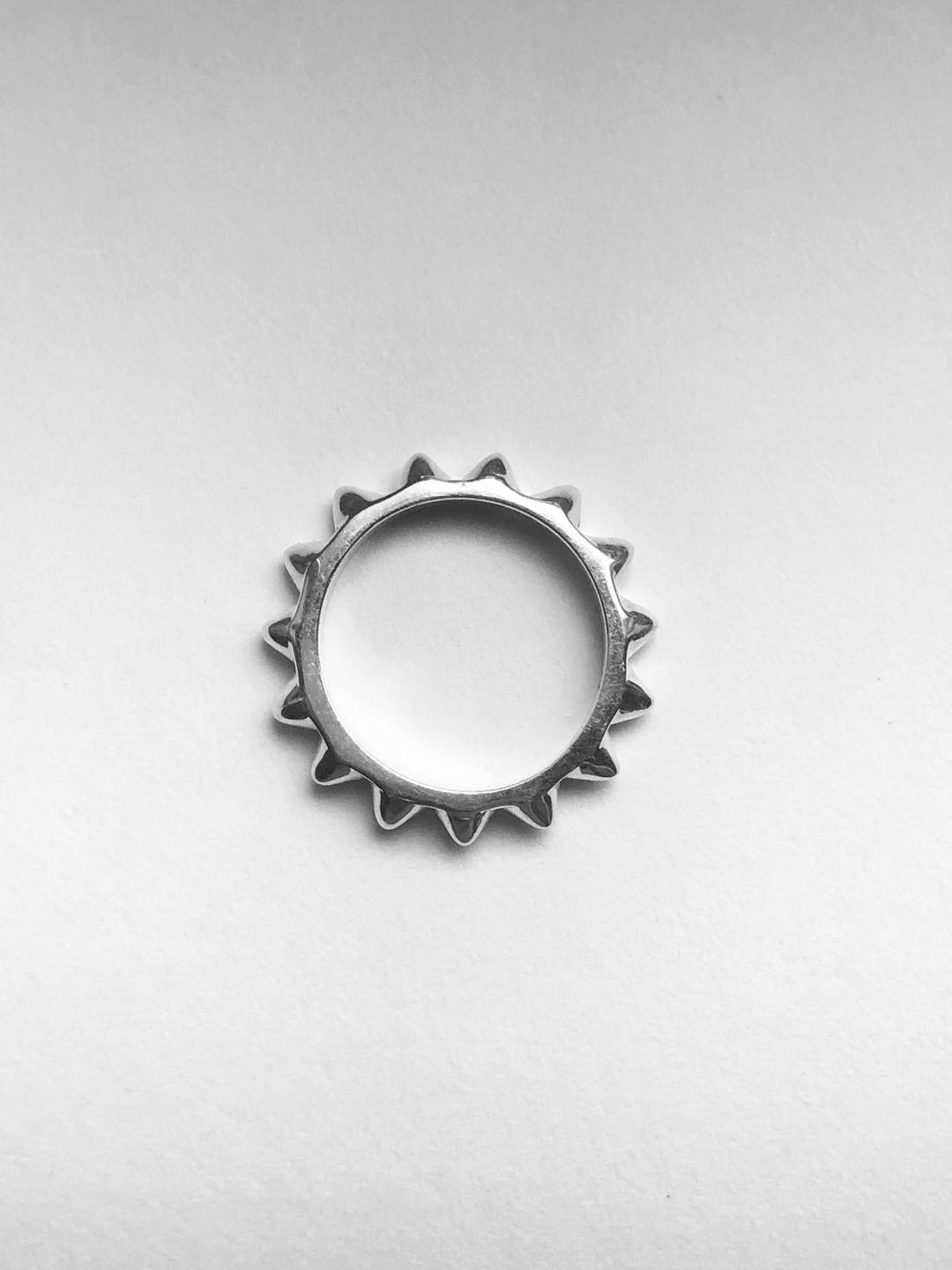 Sepke Rings Sterling Silver Spike Ring - Etsy