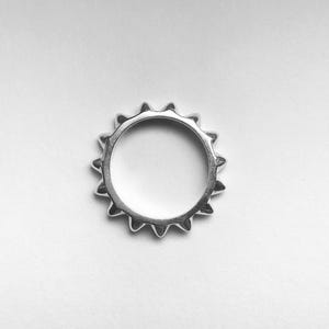 Sterling Silver Spike Ring