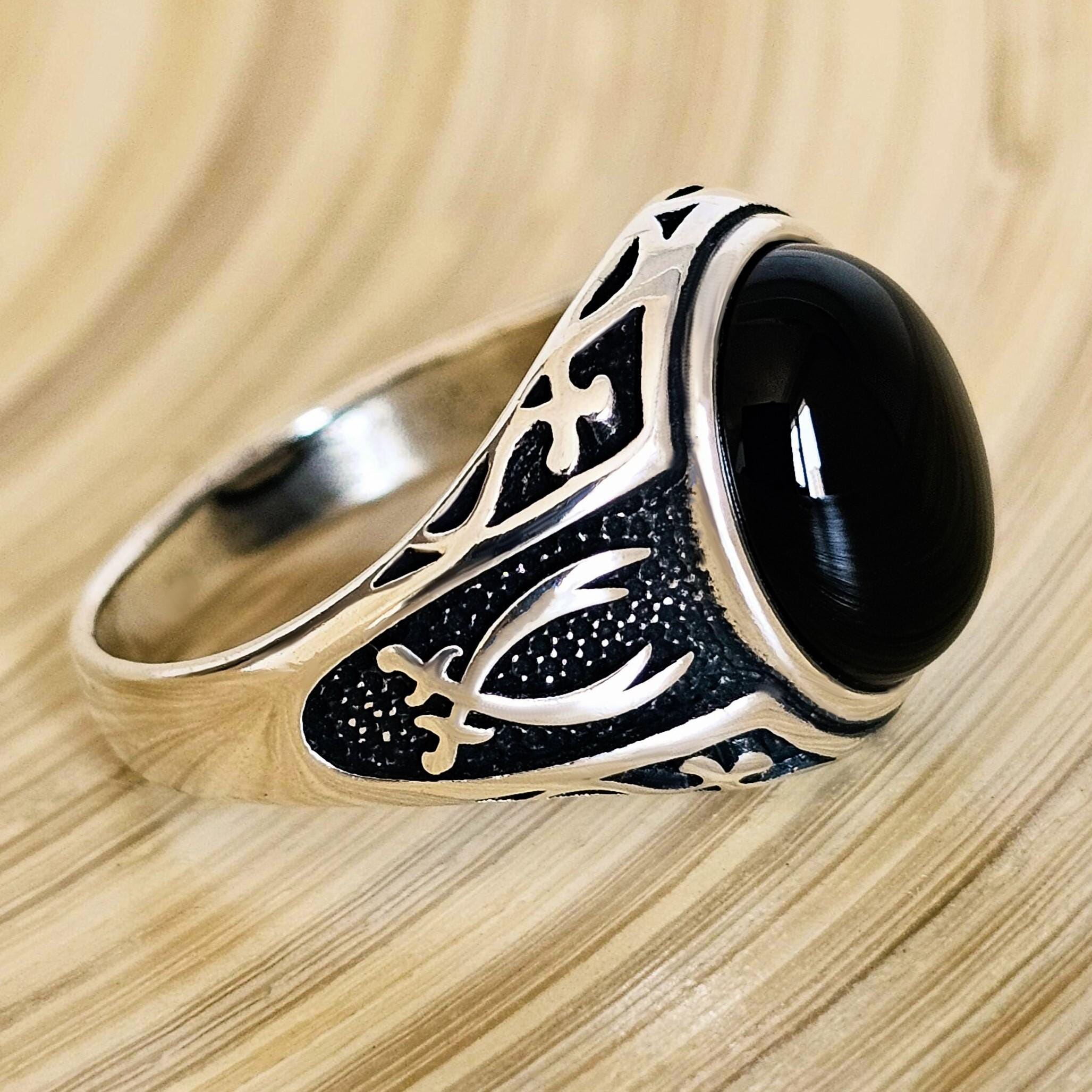 アクセサリー Sar Jewellery MARQUINA ONYX RING MARQUINA ONYX RING – Sar Jewellery