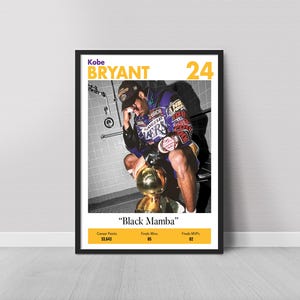 Poster di Kobe Bryant, decorazione murale dedicata al basket, decorazione murale dedicata alla leggenda NBA, decorazione per palestra, download digitale, regalo decorativo dedicato al basket per gli appassionati di sport.