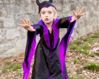 Villain Princess Dress & Headpiece, villain costume, villain dress