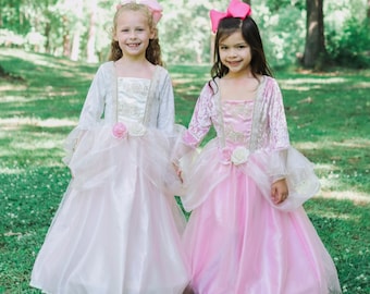 open lace back dress BIBUTY Princess Dresses for Girls Dress up Clothes Trunk, Pretend Play –  StockCalifornia