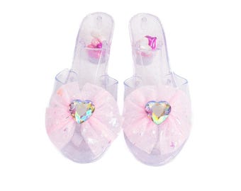 princess dress up slippers Expressions 3-Pack Princess Shoe Set - Dress Up Royalty Kids Wedge Heels Slip On Shoes