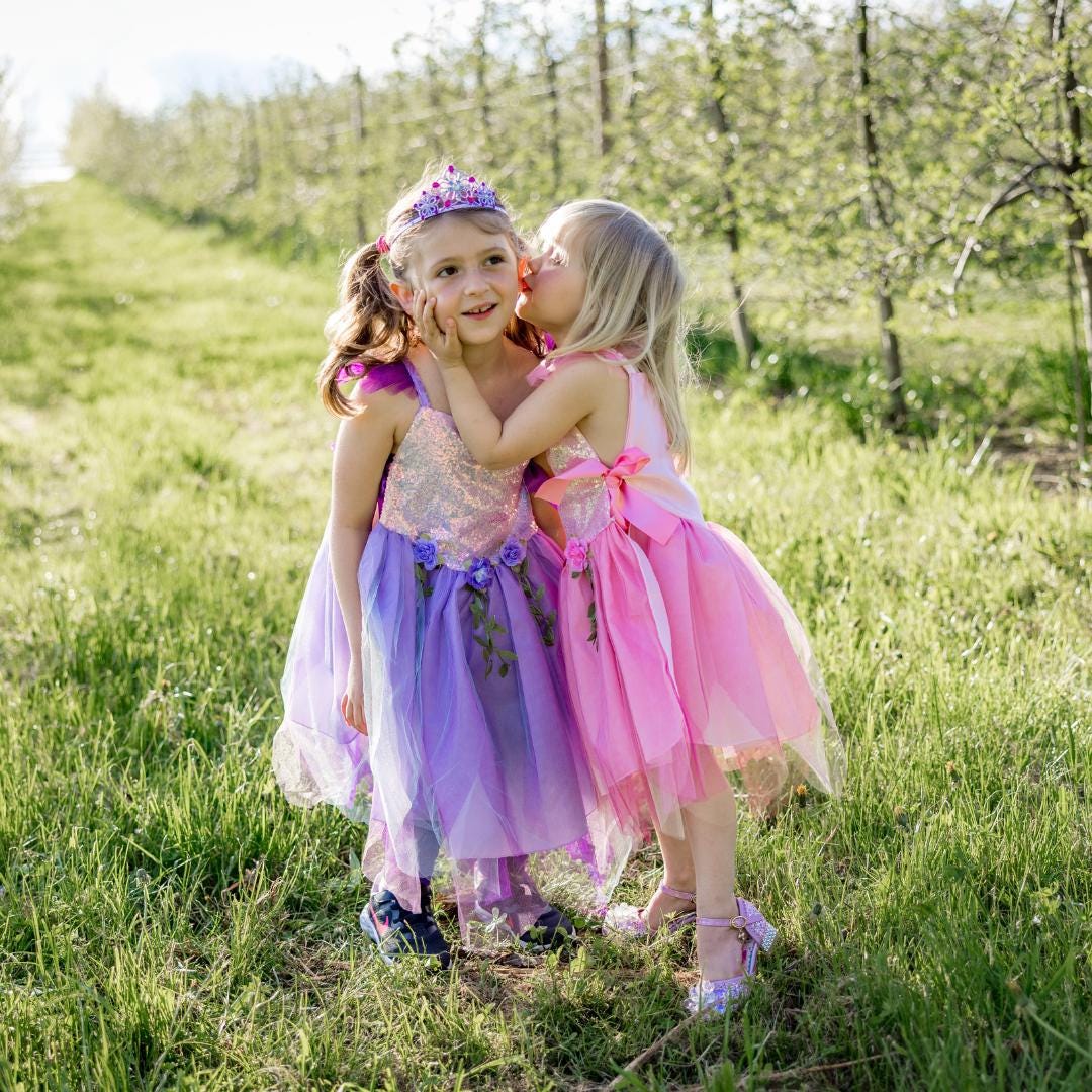 enchanted pink fairy dress Enchanted Garden Fairy Pink Dress Cardigan / Free