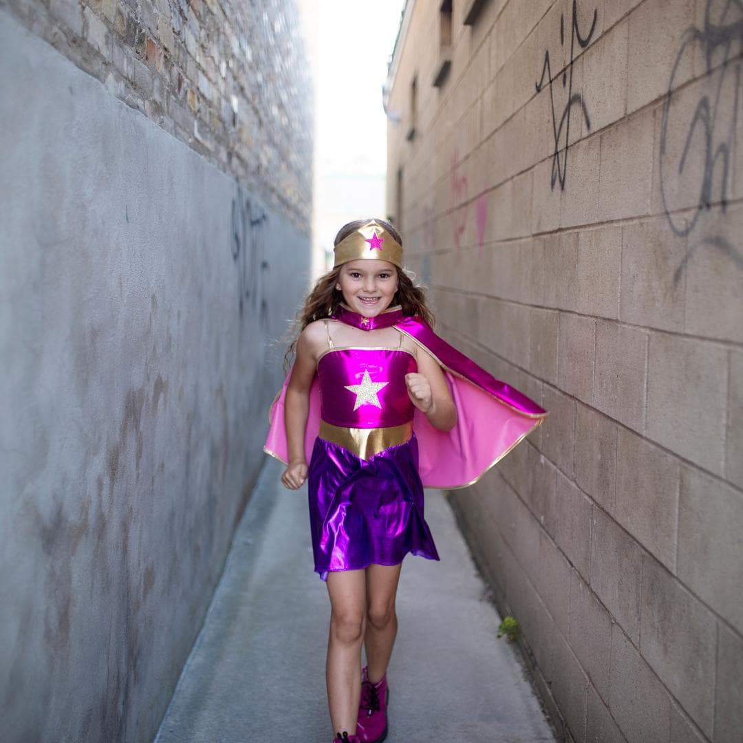 pink supergirl dress DC Comics Supergirl Pink Tutu Girl's Halloween Costume Size Large 12-14