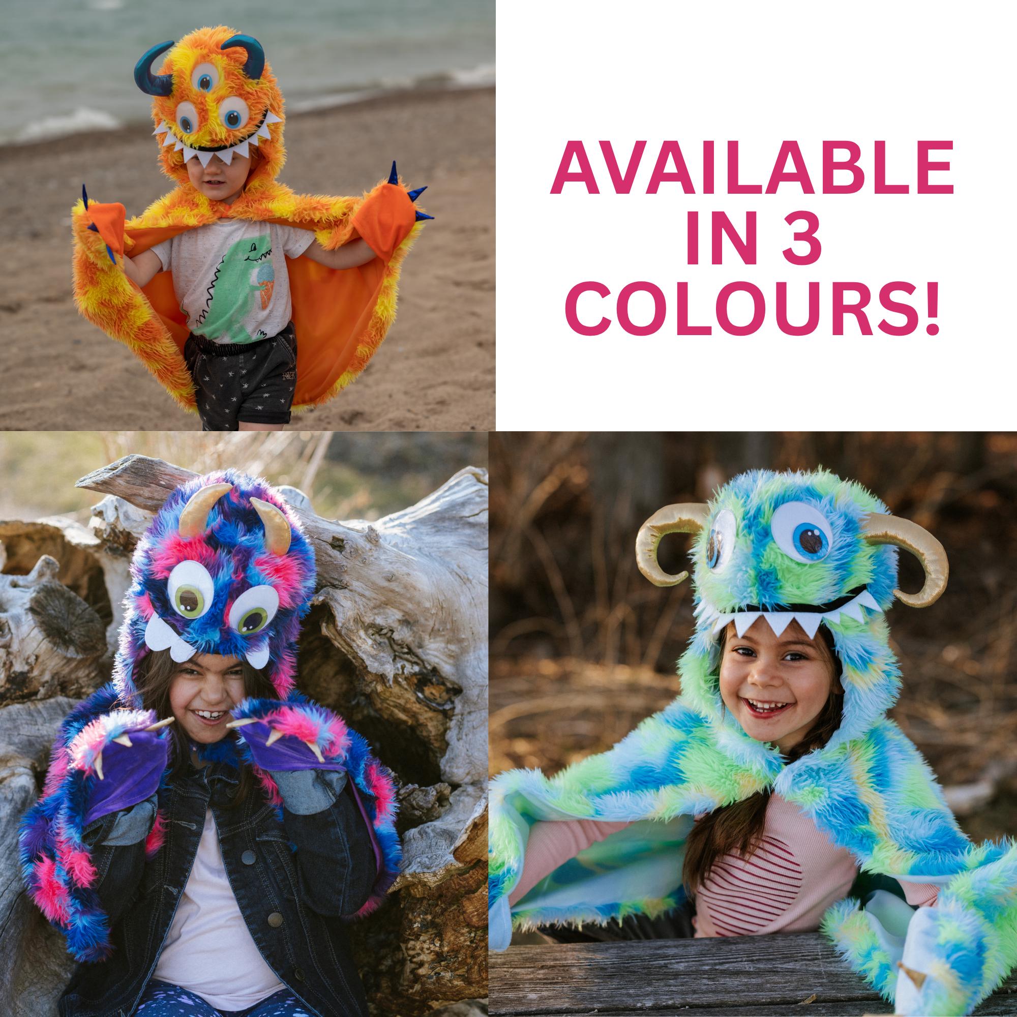 Giggle the Monster Cape, Monster Costume, Monster Cape, Dress Up
