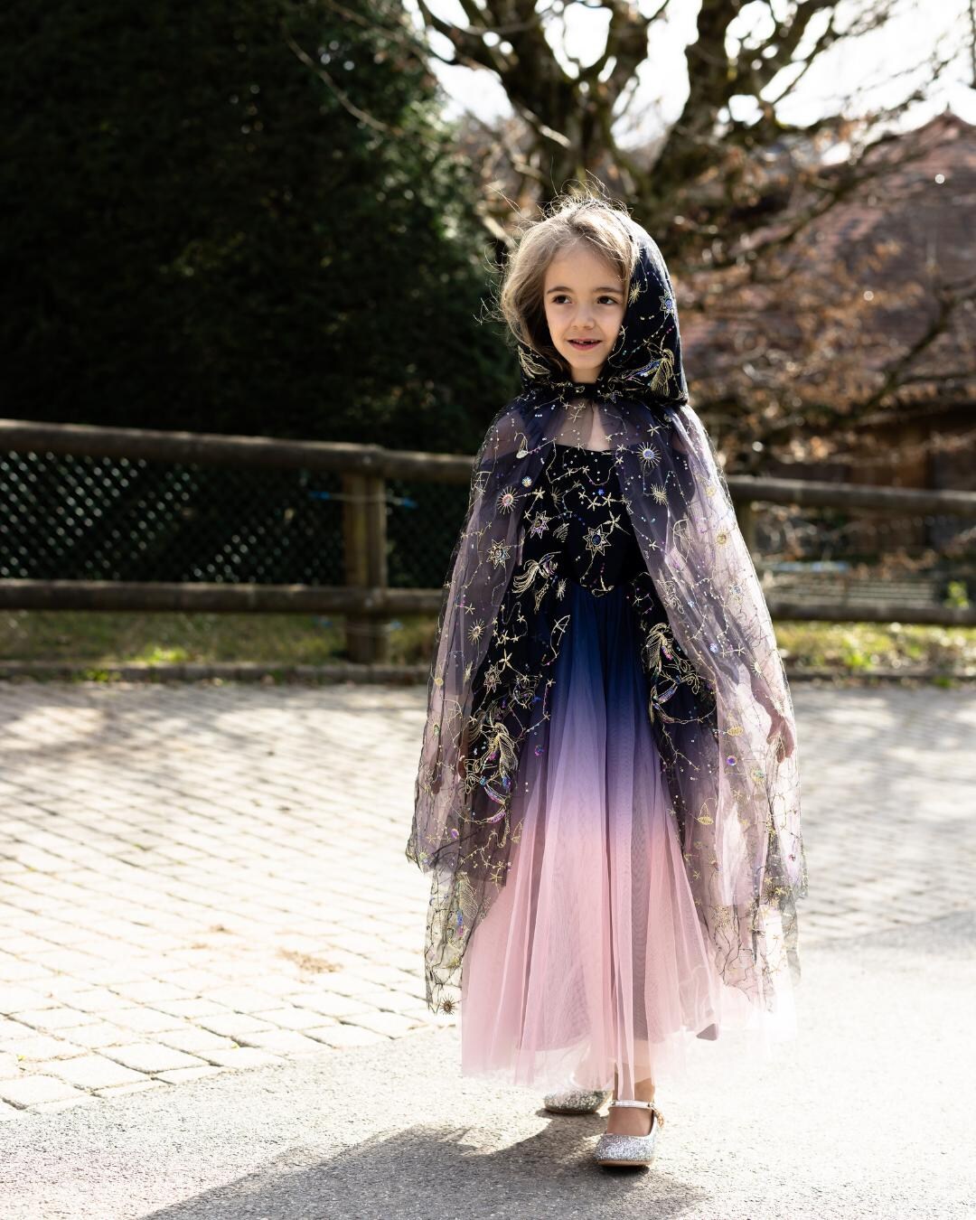 Suuyar Princess Cape Colorful Princess Cloak, Princess Fancy Dress