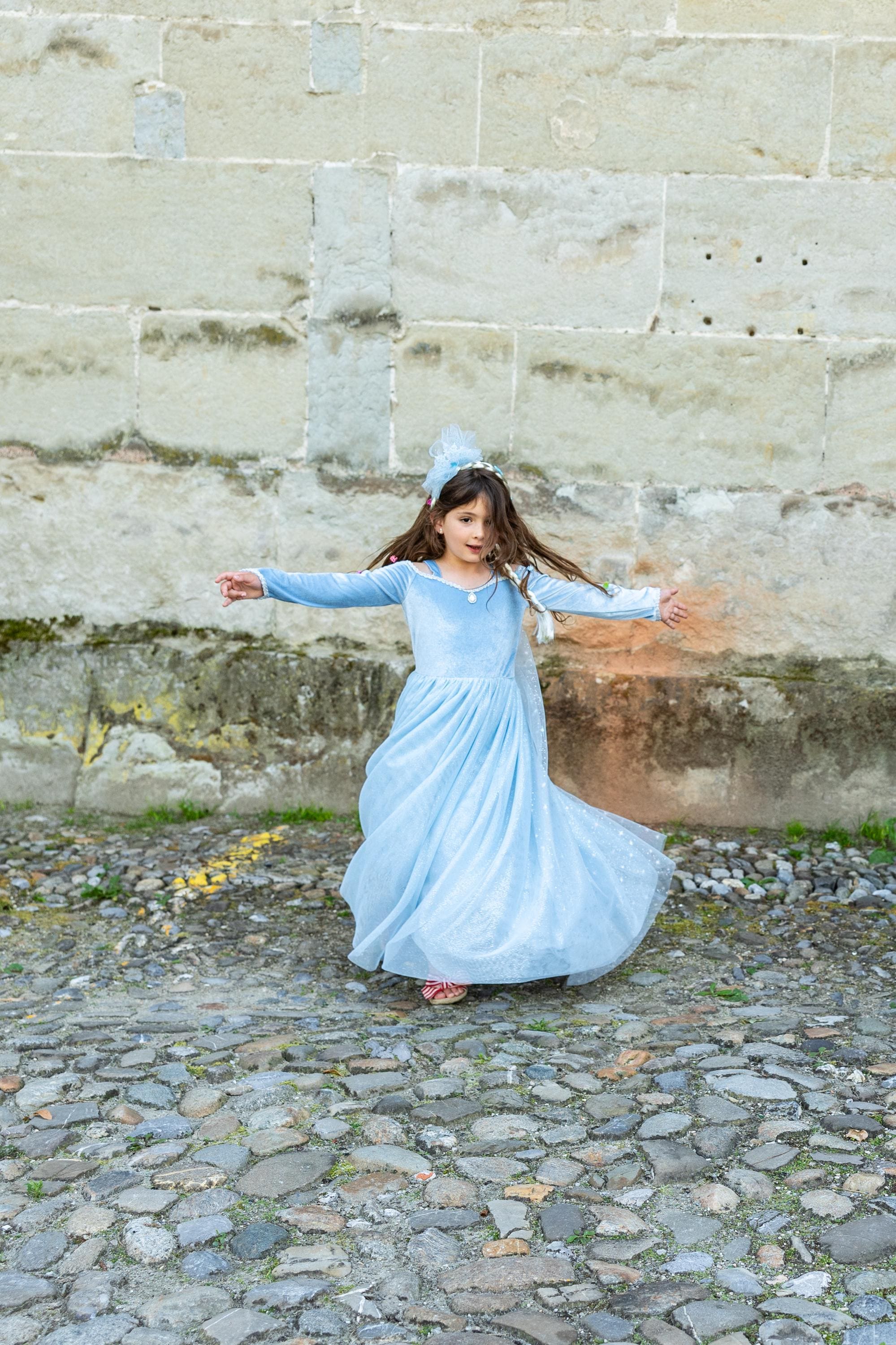 pale blue velvet dress Light Cowl neck