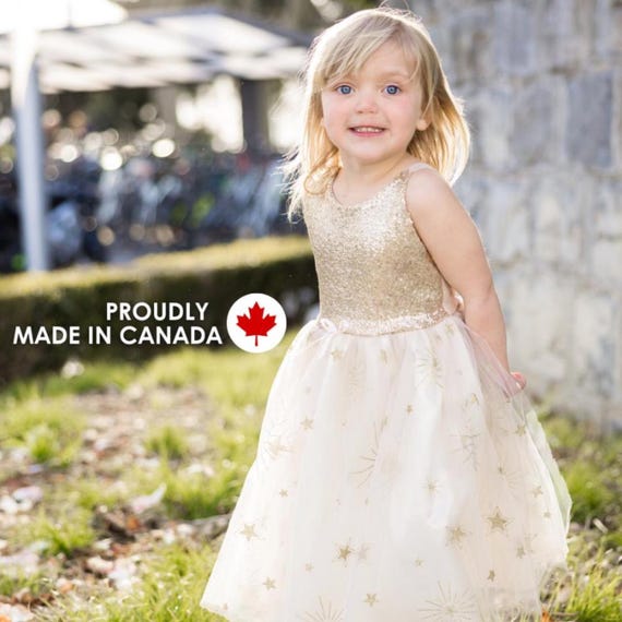 Glam Party Gold Dress, New years dress for kids, holiday Dress, Gold dress up, star dress for kids