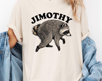 Jimothy Raccoon Shirt, Viral Seattle Trash Panda Tee, Funny Wildlife Gift, Animal Lover Top