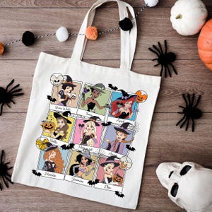 Disney Princess Squad Tote Bag, Disney Fans, Cute Reusable Disney Tote Bag Vacation, Shopping, Gifts & Everyday Style