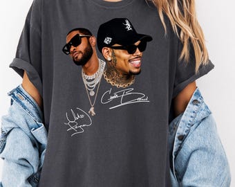 Chris Brown Usher R&B Tour Concert Graphic Tee – Comfort Colors Streetwear Shirt