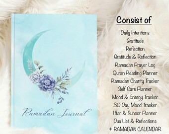 Ramadan Journal and Planner | Digital Download | A4 PDF