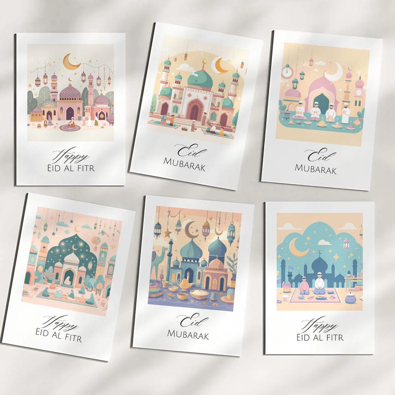 Islamic Eid Al Fitr Greeting Cards - Etsy