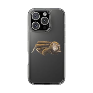 Barrel Cat Medieval Phone Case – Funny Cat iPhone Case – Weird Medieval Art Phone Cover – Quirky Cat Gift for History Lovers